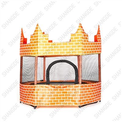 60 tommer Castle Kids Trampoline